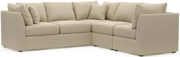 The Pitt Foam Comfort Sectional - Merrimac Ecru