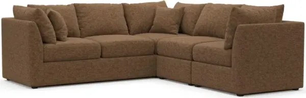 The Pitt Foam Comfort Sectional - Balvi Truffle