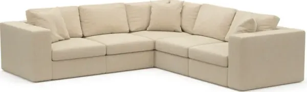 Collin Foam Comfort Sectional - Midcentury Sand
