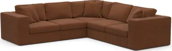 Collin Foam Comfort Sectional - Nora Chocolate