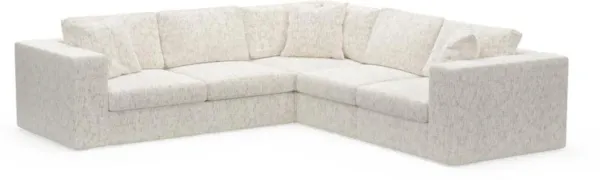 Collin Foam Comfort Sectional - Haley Oyster