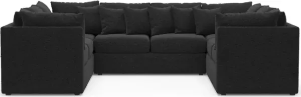 The Pitt Foam Comfort Sectional - Bloke Obsidian