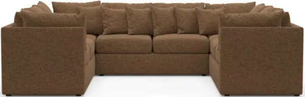 The Pitt Foam Comfort Sectional - Balvi Truffle