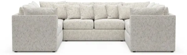 The Pitt Foam Comfort Sectional - Haley Oyster