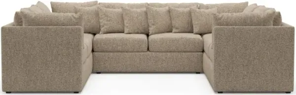 The Pitt Foam Comfort Sectional - Haley Sand