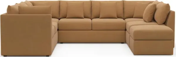 The Pitt Foam Comfort Sectional - Merrimac Topaz