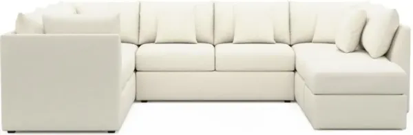 The Pitt Foam Comfort Sectional - Expedition Opal