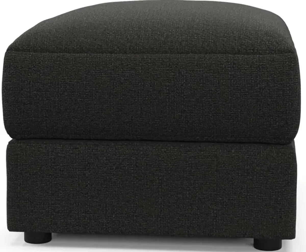 Ridley Foam Comfort Ottoman - Liv Onyx