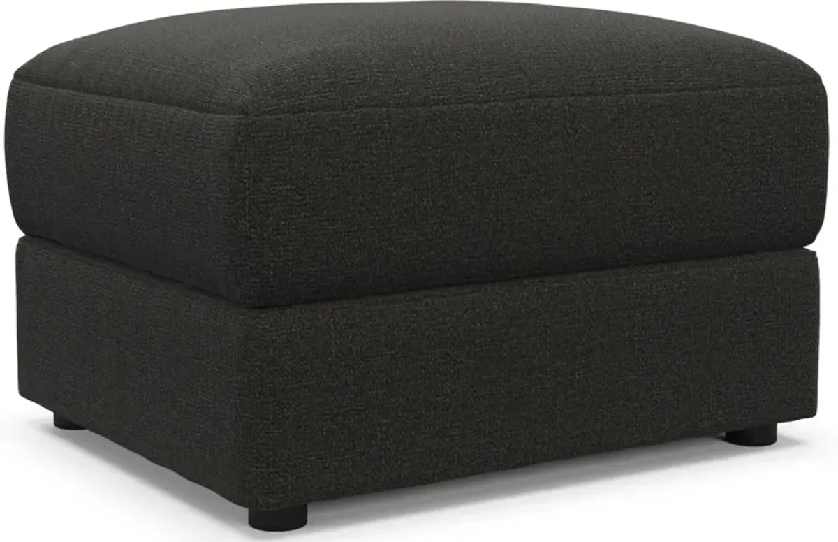 Ridley Foam Comfort Ottoman - Liv Onyx