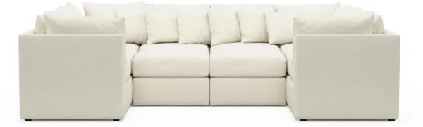 The Pitt Foam Comfort Sectional - Expedition Opal
