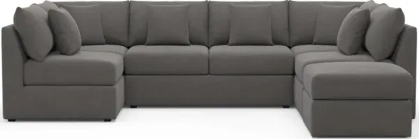 The Pitt Foam Comfort Sectional - Merrimac Ash