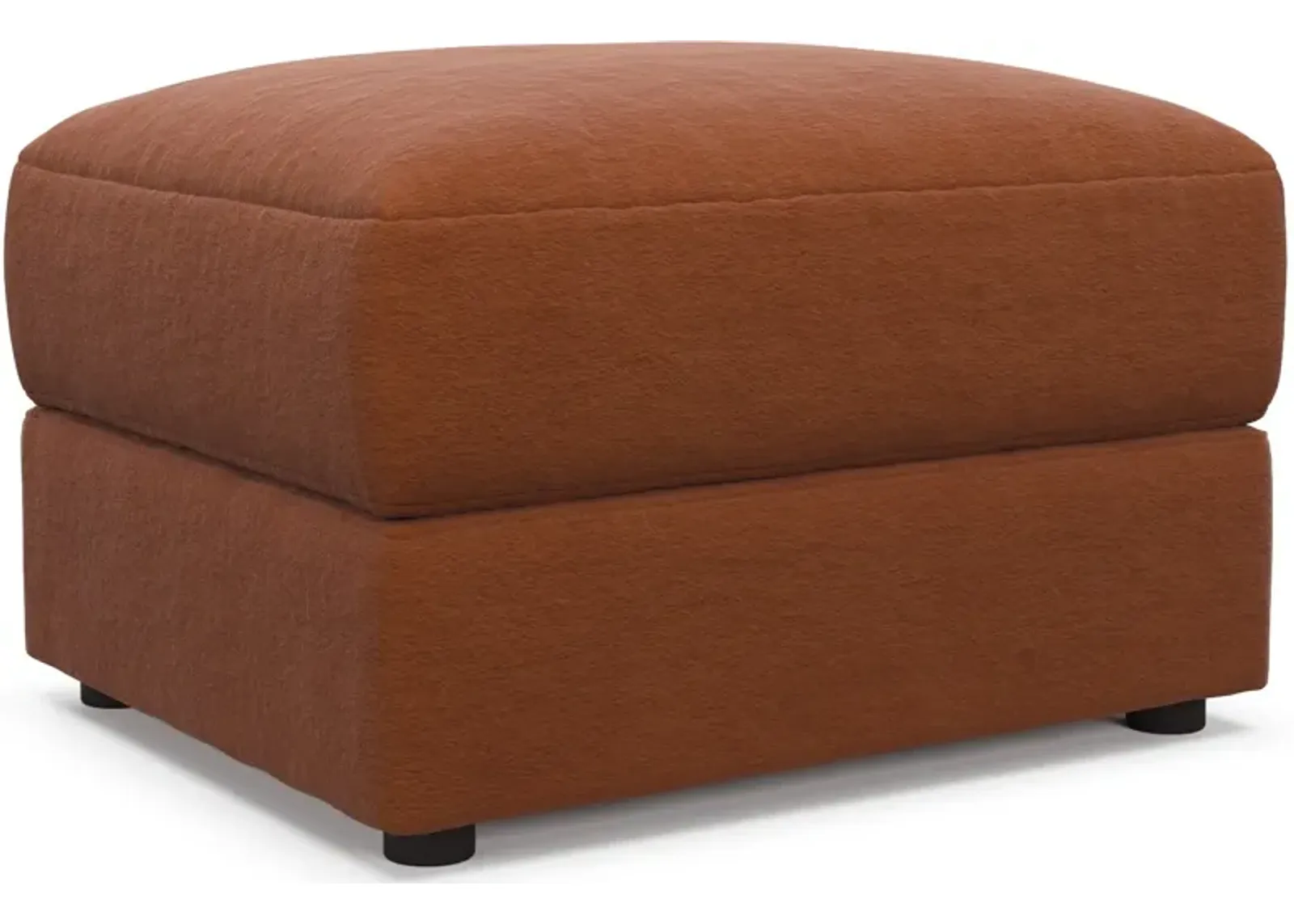 Ridley Hybrid Comfort Ottoman - Merrimac Brick