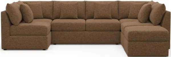 The Pitt Foam Comfort Sectional - Balvi Truffle
