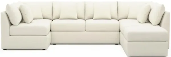 The Pitt Foam Comfort Sectional - Expedition Opal