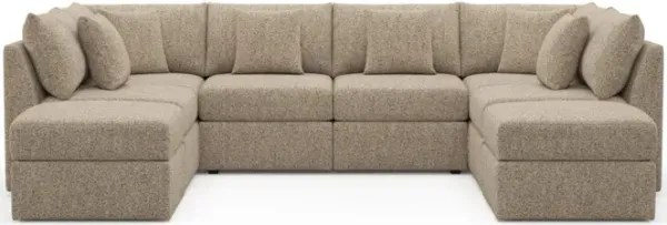 The Pitt Foam Comfort Sectional - Haley Sand