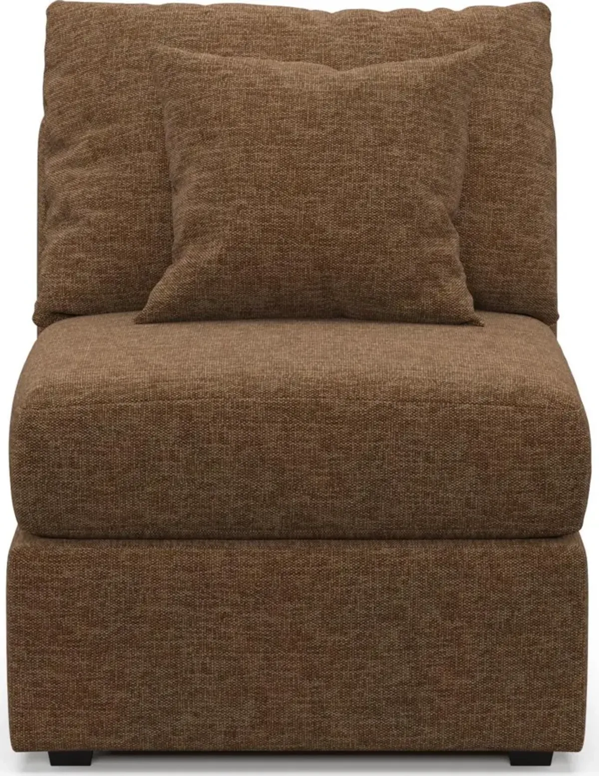 The Pitt Hybrid Comfort Armless Chair - Balvi Truffle