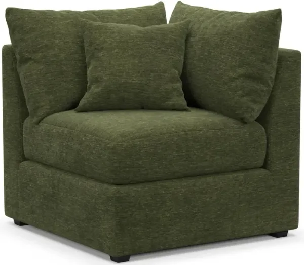 The Pitt Hybrid Comfort Corner Chair - Luscious Green