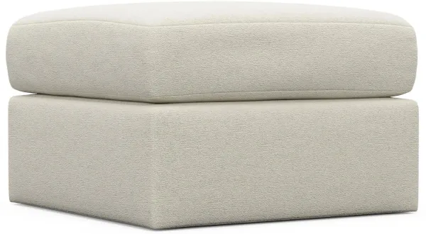 The Pitt Hybrid Comfort Ottoman - Expedition Opal