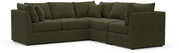The Pitt Hybrid Comfort Sectional - Marina Moss