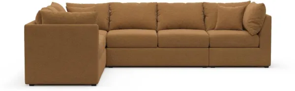 The Pitt Hybrid Comfort Sectional - Nora Camel