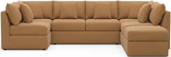 The Pitt Hybrid Comfort Sectional - Merrimac Topaz