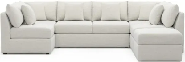 The Pitt Hybrid Comfort Sectional - Bantu Pearl