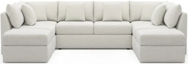 The Pitt Hybrid Comfort Sectional - Bantu Pearl