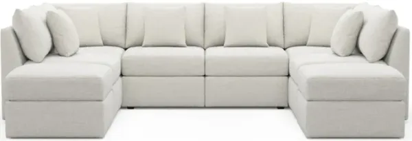 The Pitt Hybrid Comfort Sectional - Bantu Pearl