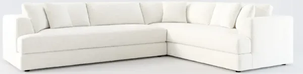 Ridley Hybrid Comfort 2-Piece Sectional with Left-Facing Sofa - Bantu Pearl