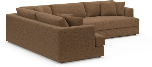 Ridley Hybrid Comfort Sectional - Balvi Truffle