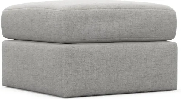 The Pitt Foam Comfort Ottoman - Adario Fog