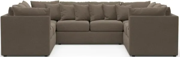 The Pitt Foam Comfort Sectional - Liv Umber