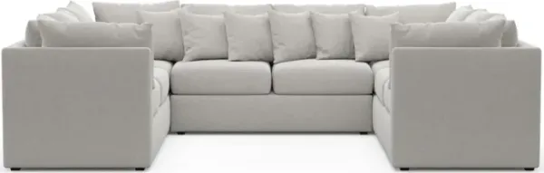 The Pitt Foam Comfort Sectional - Basker Dove