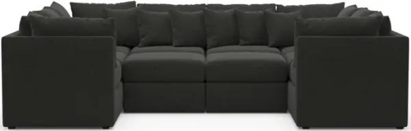 The Pitt Foam Comfort Sectional - Liv Onyx