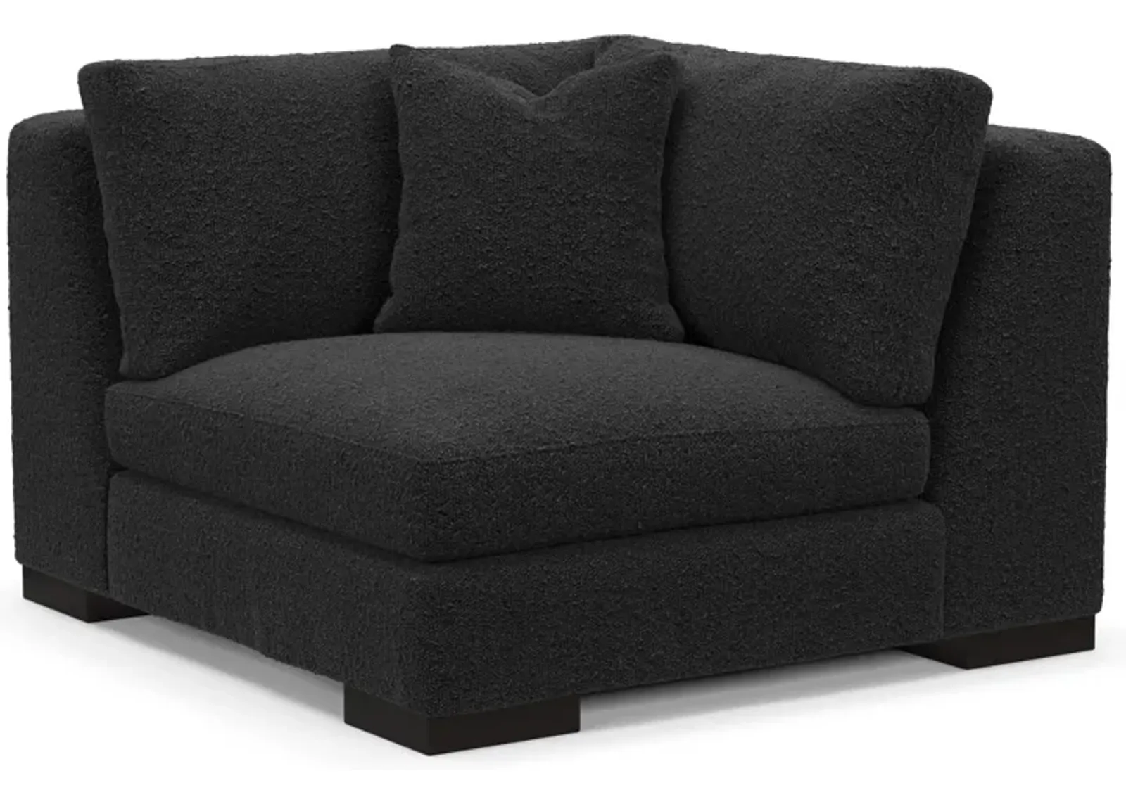 Bondi Hybrid Comfort Corner Chair - Bloke Obsidian