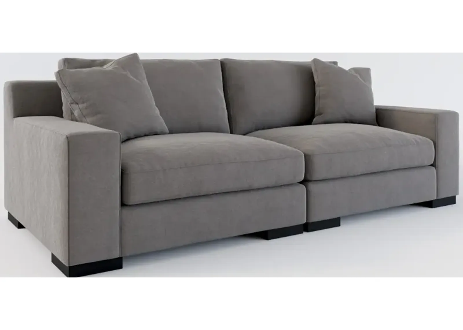 Bondi Hybrid Comfort 2-Piece Sofa - Merrimac Ash