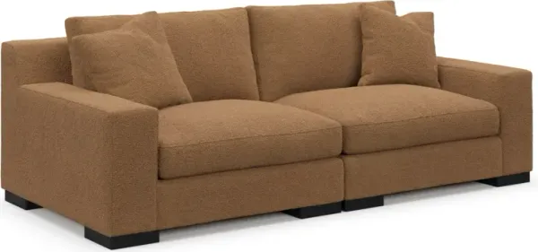 Bondi Hybrid Comfort Sofa - Texel Caramel