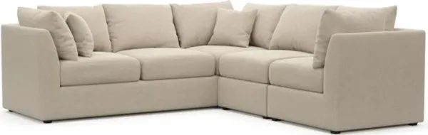 The Pitt Hybrid Comfort Sectional - Basker Antique