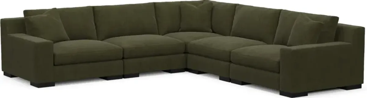 Bondi Hybrid Comfort Sectional - Marina Moss