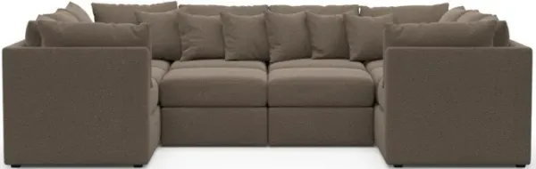 The Pitt Hybrid Comfort Sectional - Liv Umber