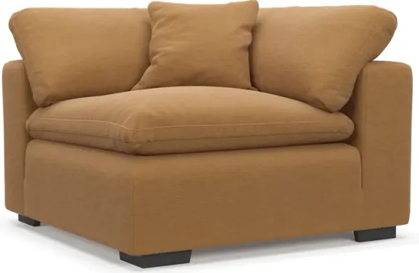 Plush Feathered Comfort Corner Chair - Merrimac Topaz
