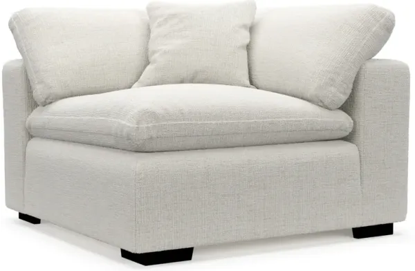 Plush Feathered Comfort Corner Chair - Bantu Pearl