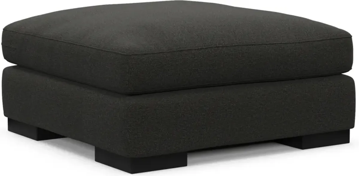 Bondi Foam Comfort Ottoman - Liv Onyx