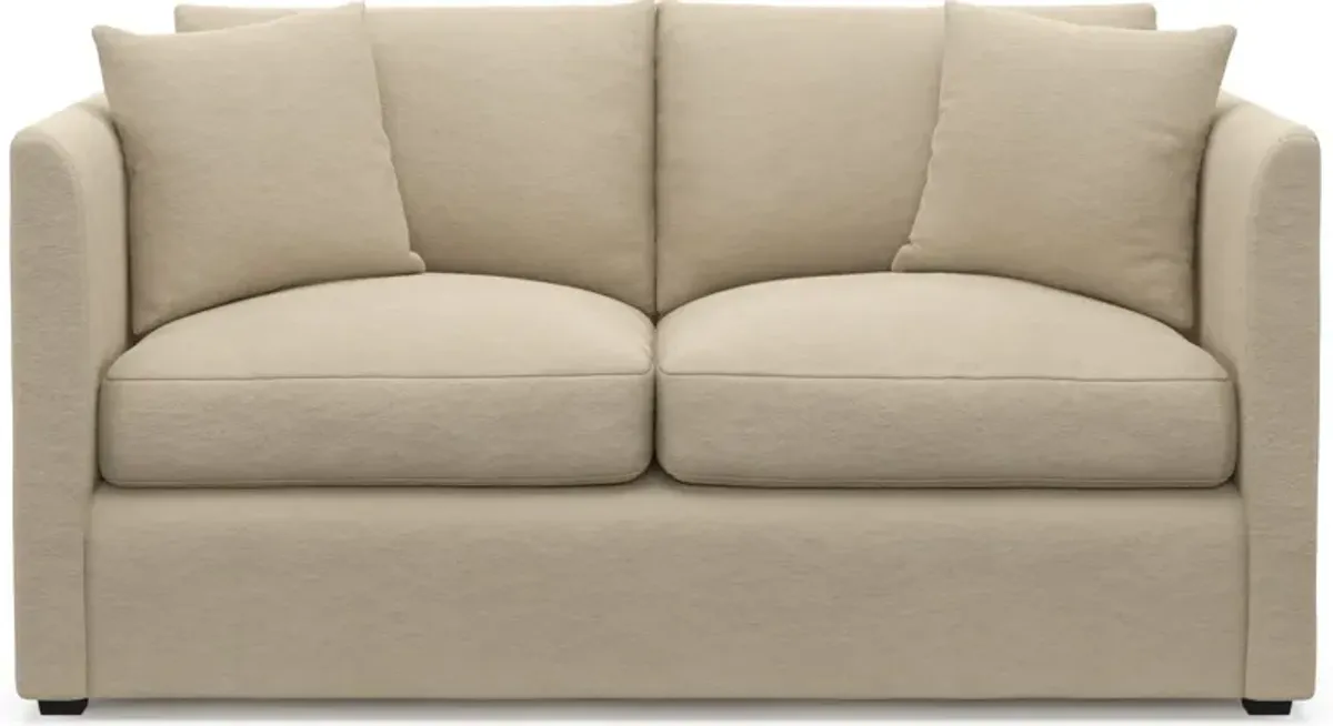 Benji Foam Comfort Loveseat - Merrimac Ecru