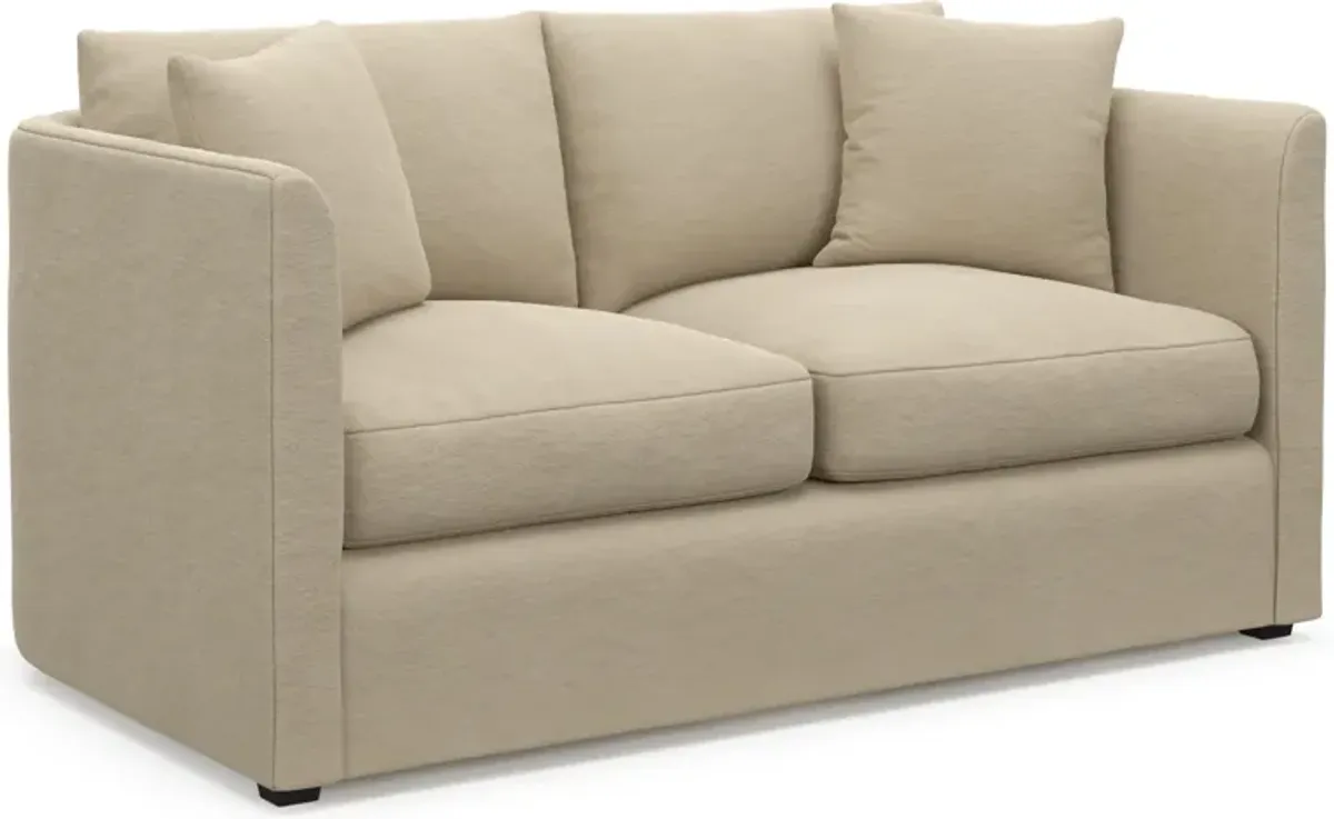 Benji Foam Comfort Loveseat - Merrimac Ecru