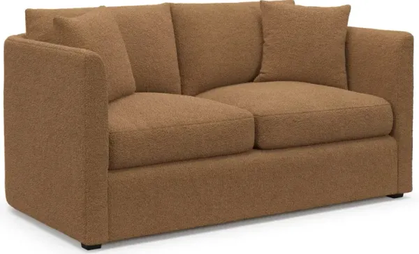 Benji Foam Comfort Loveseat - Texel Caramel