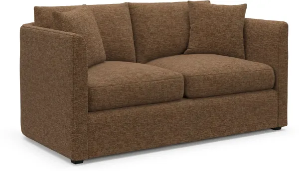 Benji Foam Comfort Loveseat - Balvi Truffle