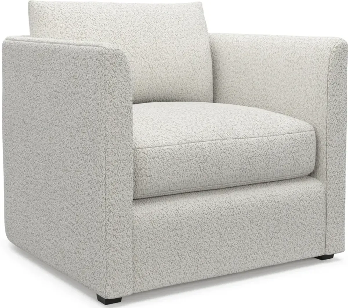 Benji Foam Comfort Accent Chair - River Rock Ivory