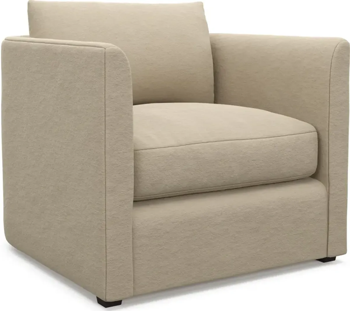 Benji Foam Comfort Sofa and Chair Set - Merrimac Ecru