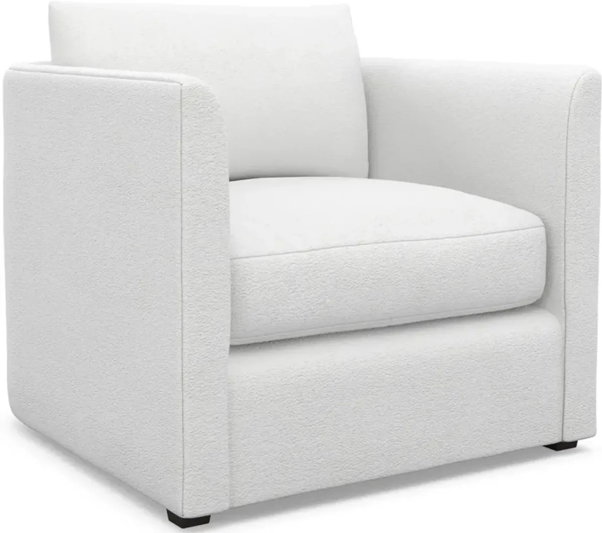 Benji Foam Comfort Sofa, Loveseat and Chair Set - Lovie Chalk